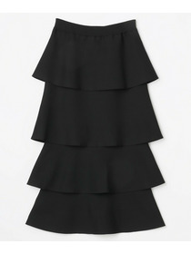 【MOGA】バルキーポリエステルニットスカート 詳細画像 ブラック 24