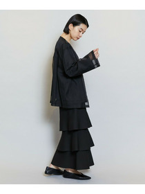 【MOGA】バルキーポリエステルニットスカート 詳細画像 ブラック 8