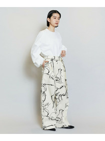 【MOGA】バルキーポリエステルニットトップス 詳細画像 ブラック 11