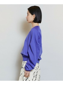 【MOGA】バルキーポリエステルニットトップス 詳細画像 ブラック 16