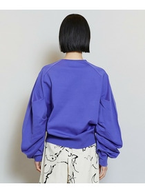 【MOGA】バルキーポリエステルニットトップス 詳細画像 ブラック 17