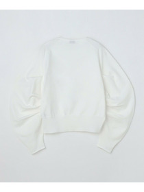 【MOGA】バルキーポリエステルニットトップス 詳細画像 ブラック 19