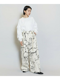 【MOGA】バルキーポリエステルニットトップス 詳細画像 ブラック 6