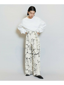 【MOGA】バルキーポリエステルニットトップス 詳細画像 ブラック 8