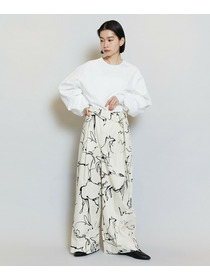 【MOGA】バルキーポリエステルニットトップス 詳細画像 ブラック 9