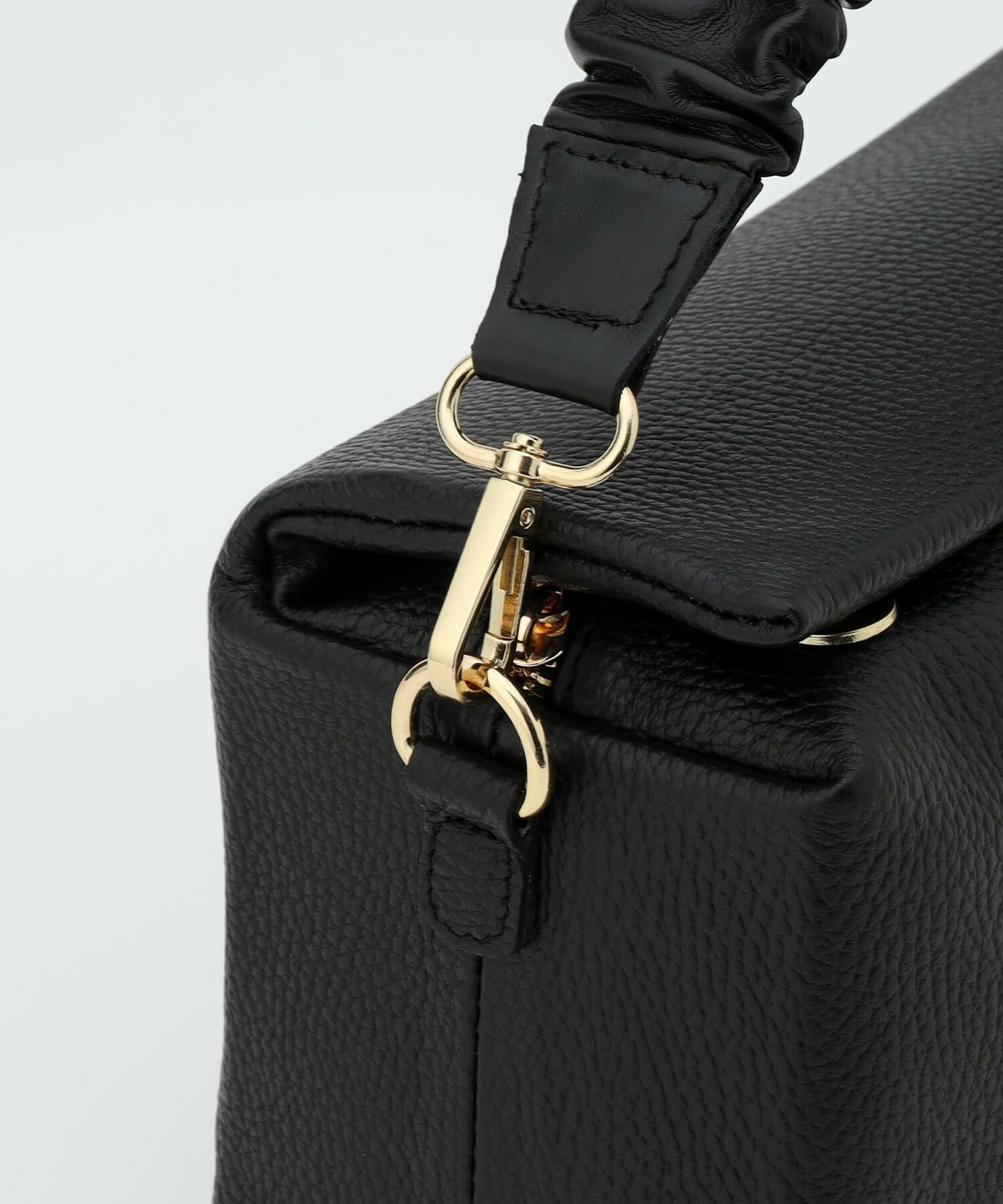 【MOGA】レザースクエアバッグ 詳細画像 ブラック 3