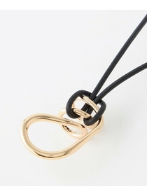【MOGA】レザーコード&times;メタルフックネックレス 詳細画像 ゴールド 2