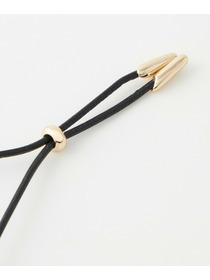 【MOGA】レザーコード&times;メタルフックネックレス 詳細画像 ゴールド 3