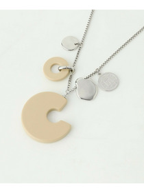 【MOGA】アセチ&times;メタルチャームネックレス 詳細画像 ゴールド 2