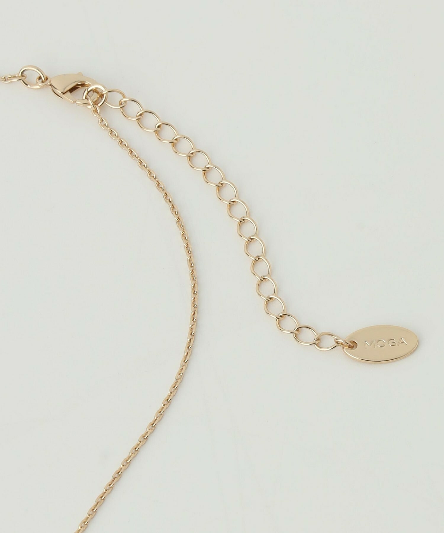 【MOGA】メタルチェーンレイヤードネックレス 詳細画像 ゴールド 4
