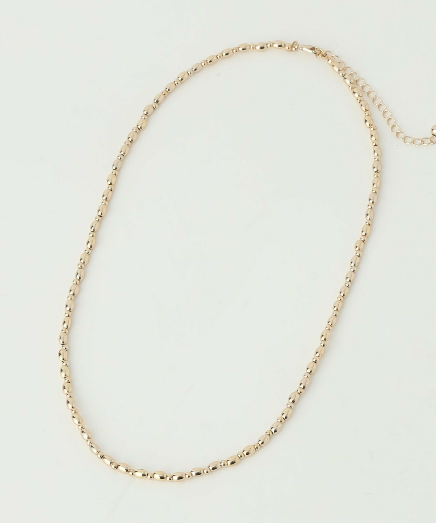 【MOGA】メタルチェーンレイヤードネックレス 詳細画像 ゴールド 6