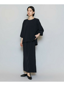 【MOGA】マカロンツイルサイドスリットブラウス 詳細画像 ベージュ 13