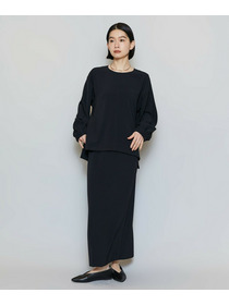 【MOGA】マカロンツイルサイドスリットブラウス 詳細画像 ベージュ 19