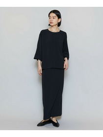 【MOGA】マカロンツイルサイドスリットブラウス 詳細画像 ベージュ 3