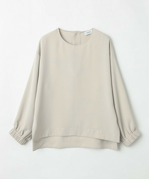 【MOGA】マカロンツイルサイドスリットブラウス 詳細画像 ベージュ 1