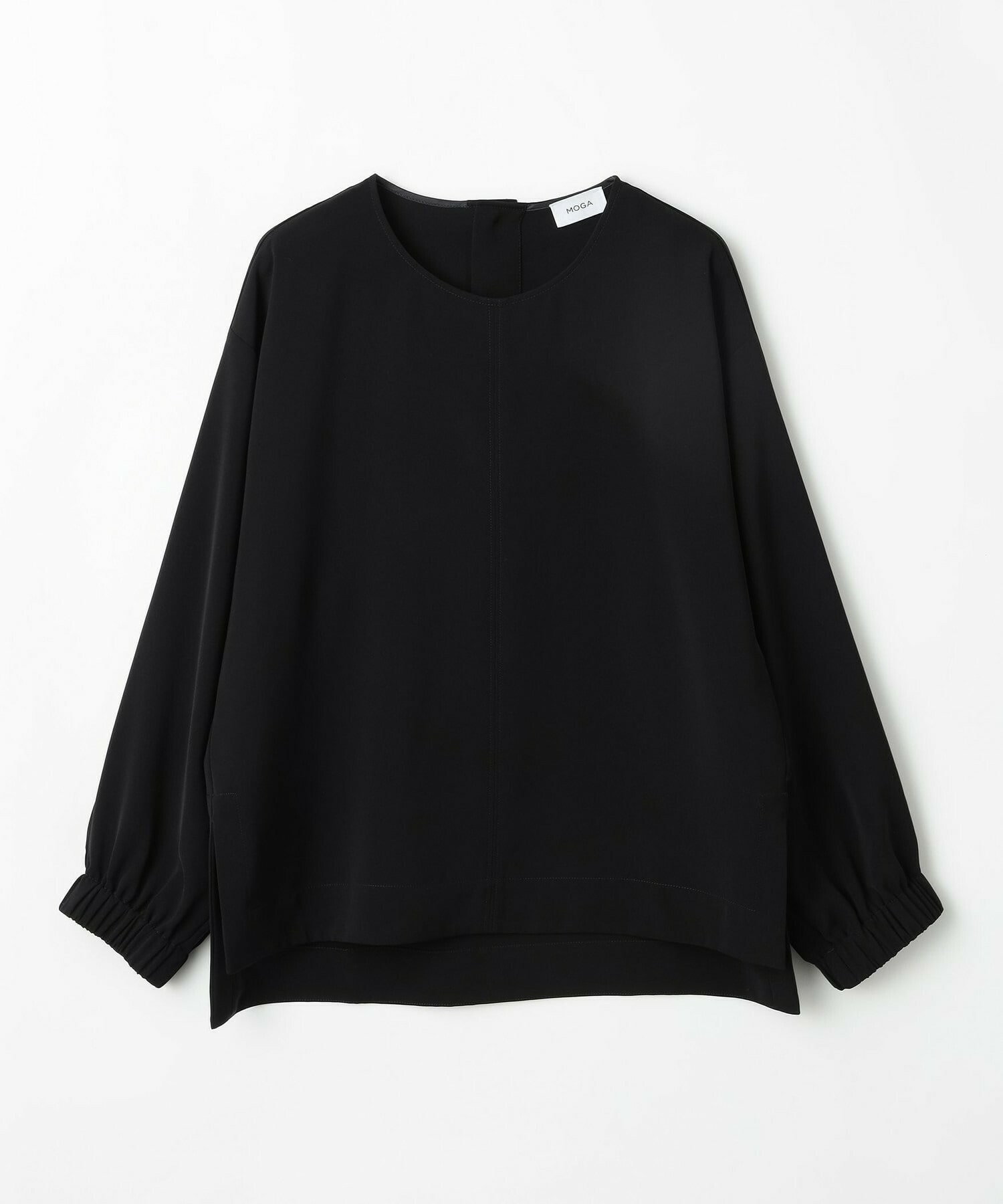 【MOGA】マカロンツイルサイドスリットブラウス 詳細画像 ベージュ 24