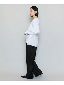 【MOGA】コットンブロードアートプリントブラウス 詳細画像 サックスブルー 15