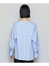 【MOGA】コットンブロードアートプリントブラウス 詳細画像 サックスブルー 22