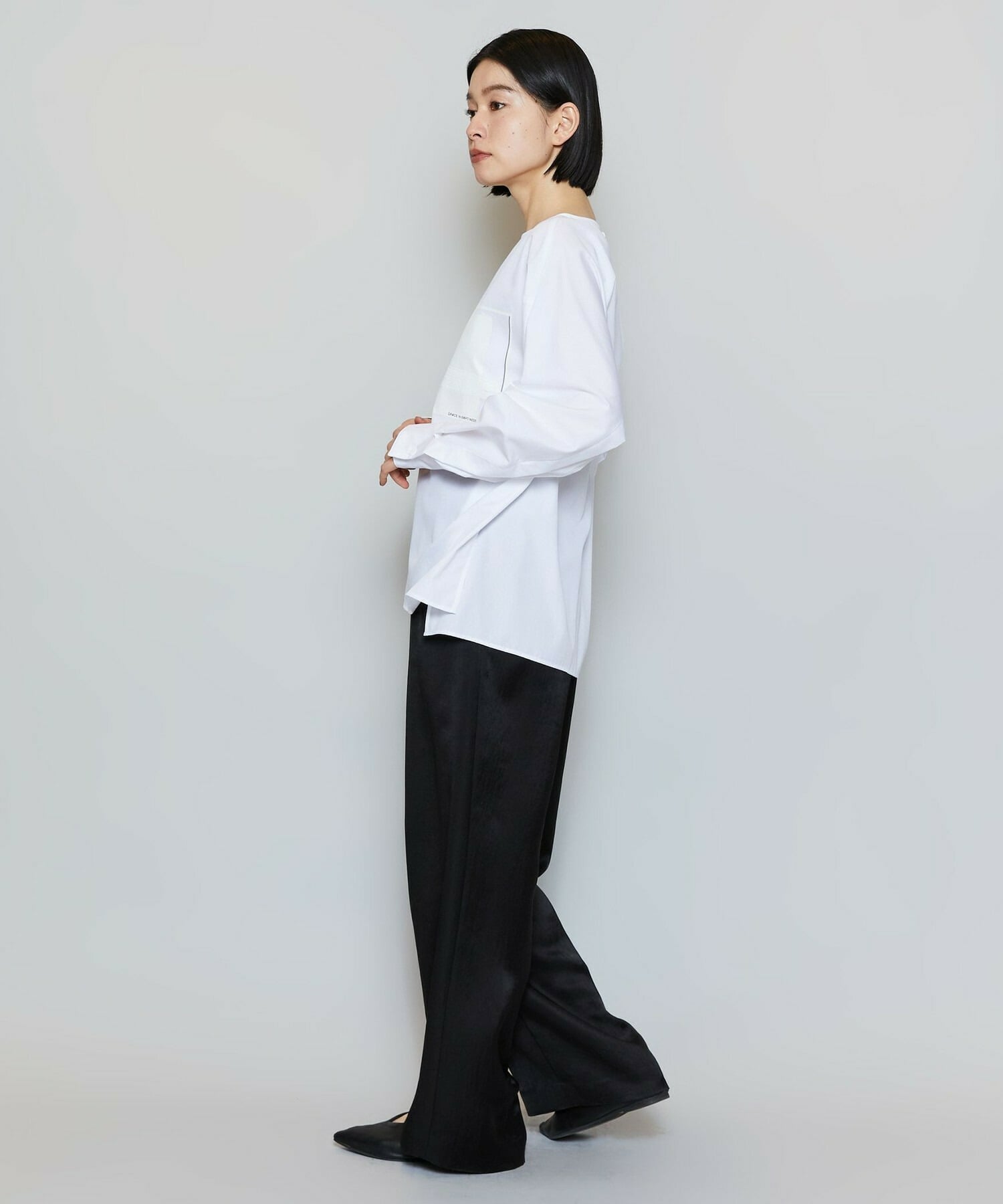 【MOGA】コットンブロードアートプリントブラウス 詳細画像 サックスブルー 15