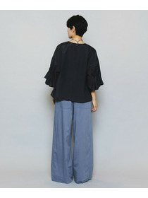 【MOGA】ブライトビンテージラウンドカラーブラウス 詳細画像 オレンジ 11