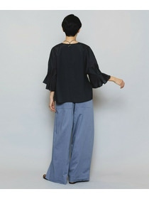 【MOGA】ブライトビンテージラウンドカラーブラウス 詳細画像 オレンジ 12