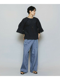 【MOGA】ブライトビンテージラウンドカラーブラウス 詳細画像 オレンジ 16