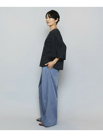 【MOGA】ブライトビンテージラウンドカラーブラウス 詳細画像 オレンジ 9