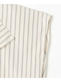 【MOGA】ミディアムストライプカスケードフリルブラウス 詳細画像 オフホワイト 22