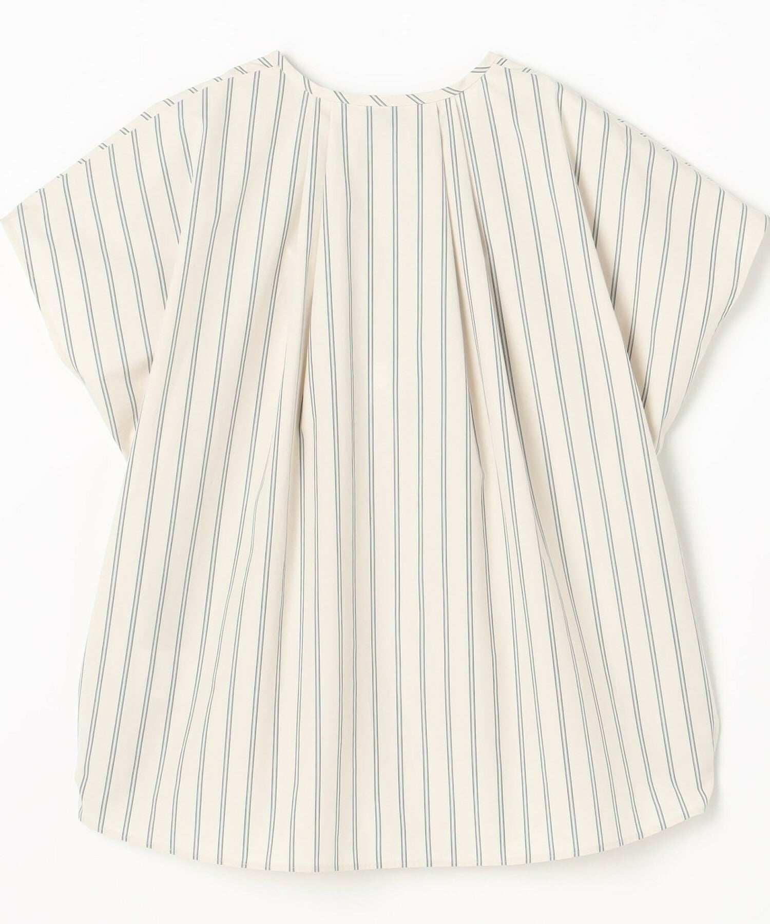 【MOGA】ミディアムストライプカスケードフリルブラウス 詳細画像 オフホワイト 20