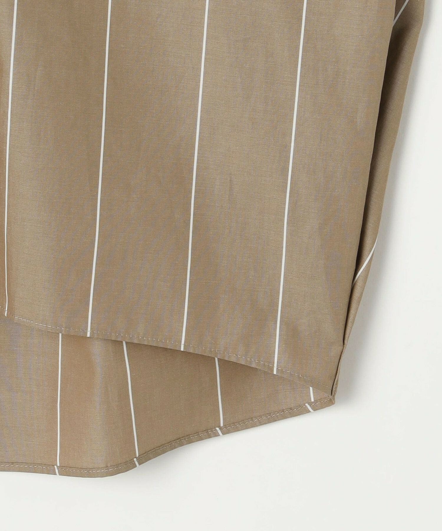 【MOGA】ラージストライプカスケードフリルブラウス 詳細画像 ブラウン系その他 23