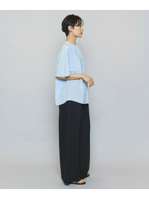 【MOGA】ソフトジョーゼットギャザーブラウス 詳細画像 ダークグレー 12