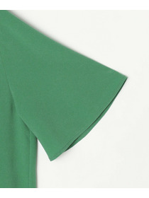 【MOGA】ソフトジョーゼットギャザーブラウス 詳細画像 ダークグレー 21