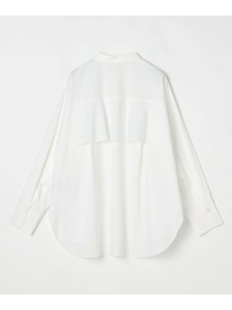 【MOGA】T/Cタイプライターバンドカラーシャツブラウス 詳細画像 ブラック 20