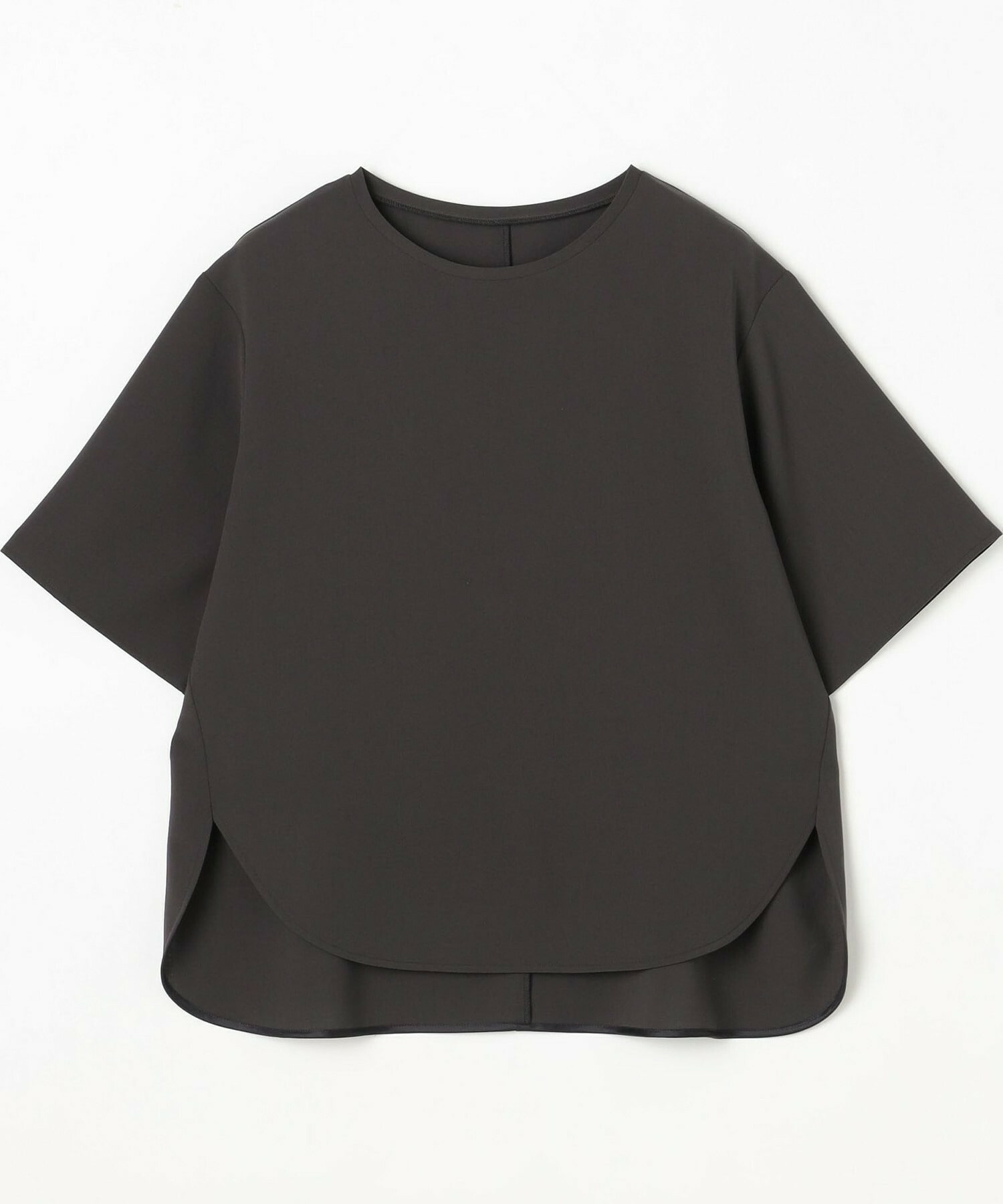 【MOGA】強撚2WAYプルオーバーブラウス 詳細画像 チャコールグレー 1