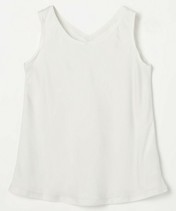 【MOGA】シルクライクポリサテンタンクトップ