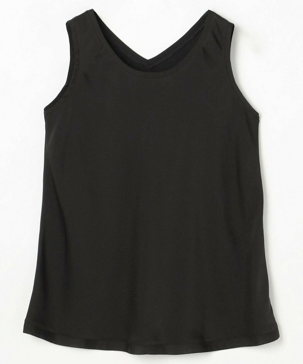 【MOGA】シルクライクポリサテンタンクトップ