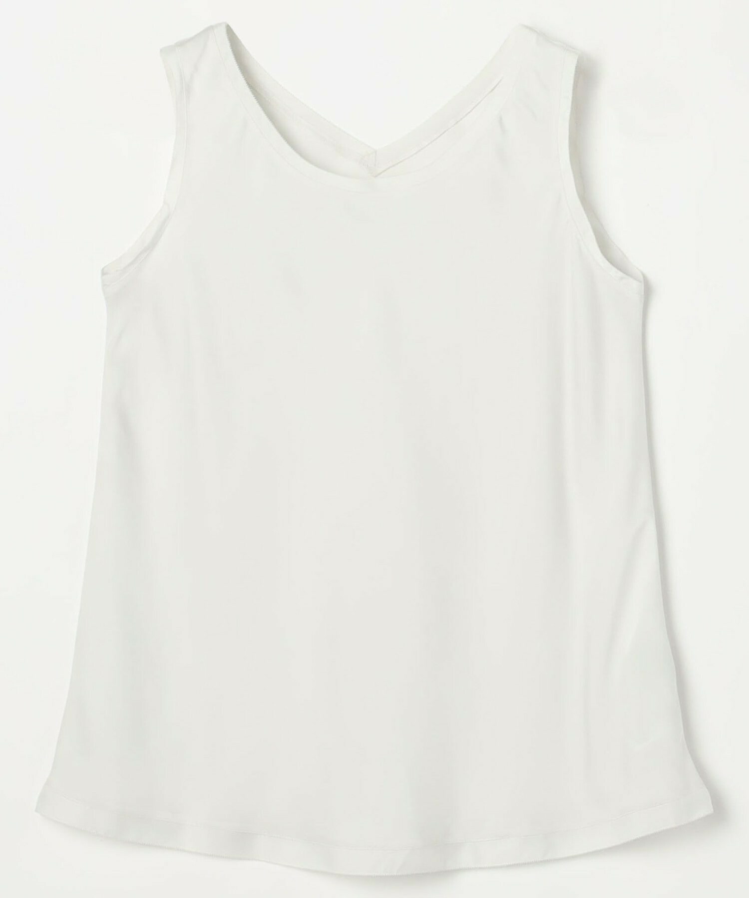 【MOGA】シルクライクポリサテンタンクトップ 詳細画像 ブラック 1