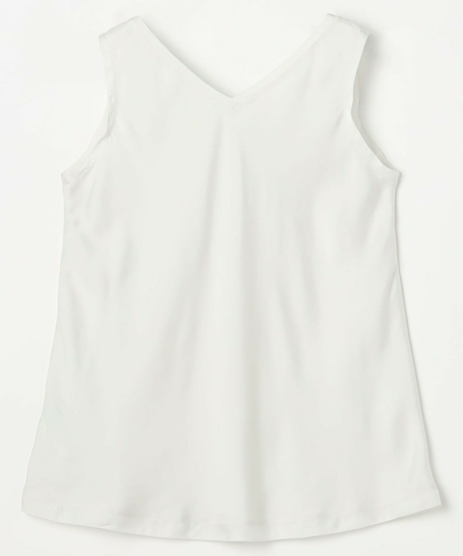 【MOGA】シルクライクポリサテンタンクトップ 詳細画像 ブラック 2