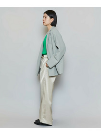 【MOGA】ポリエステルワッシャーダブルブレストボクシージャケット 詳細画像 ブラック 17