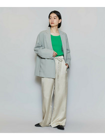 【MOGA】ポリエステルワッシャーダブルブレストボクシージャケット 詳細画像 ブラック 18