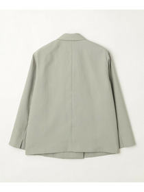 【MOGA】ポリエステルワッシャーダブルブレストボクシージャケット 詳細画像 ブラック 25