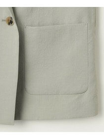 【MOGA】ポリエステルワッシャーダブルブレストボクシージャケット 詳細画像 ブラック 28