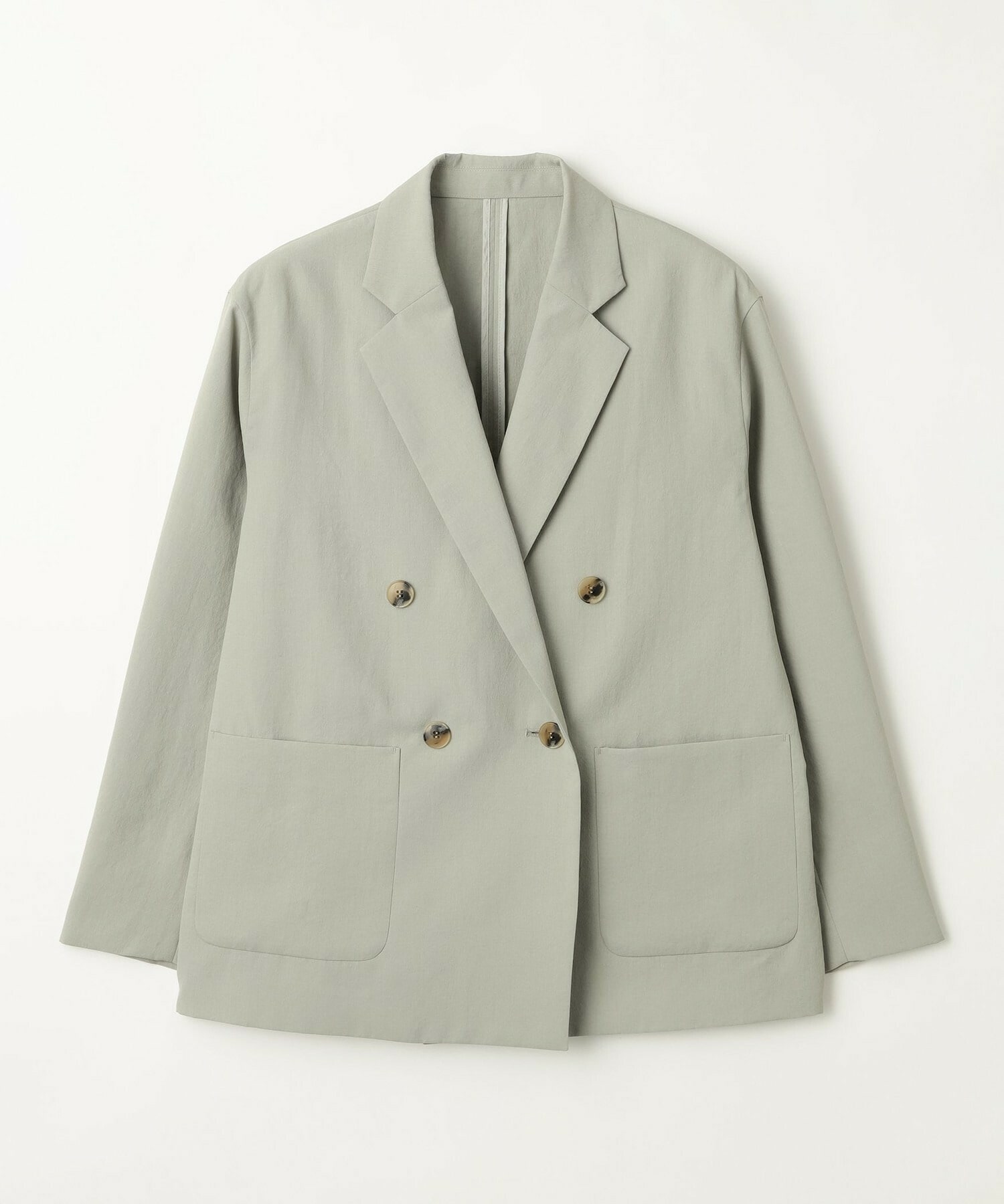 【MOGA】ポリエステルワッシャーダブルブレストボクシージャケット 詳細画像 ブラック 24