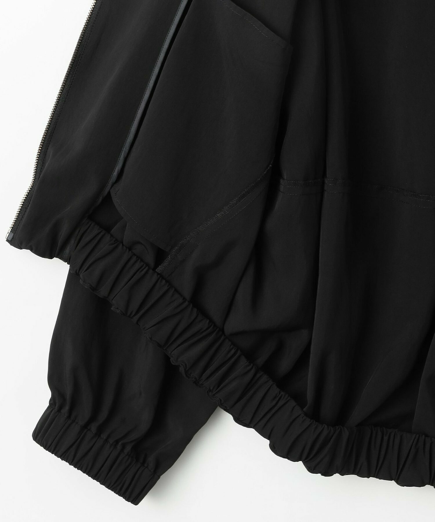 【MOGA】ビスナイロンツイルコクーンシルエットブルゾン 詳細画像 ブラック 28