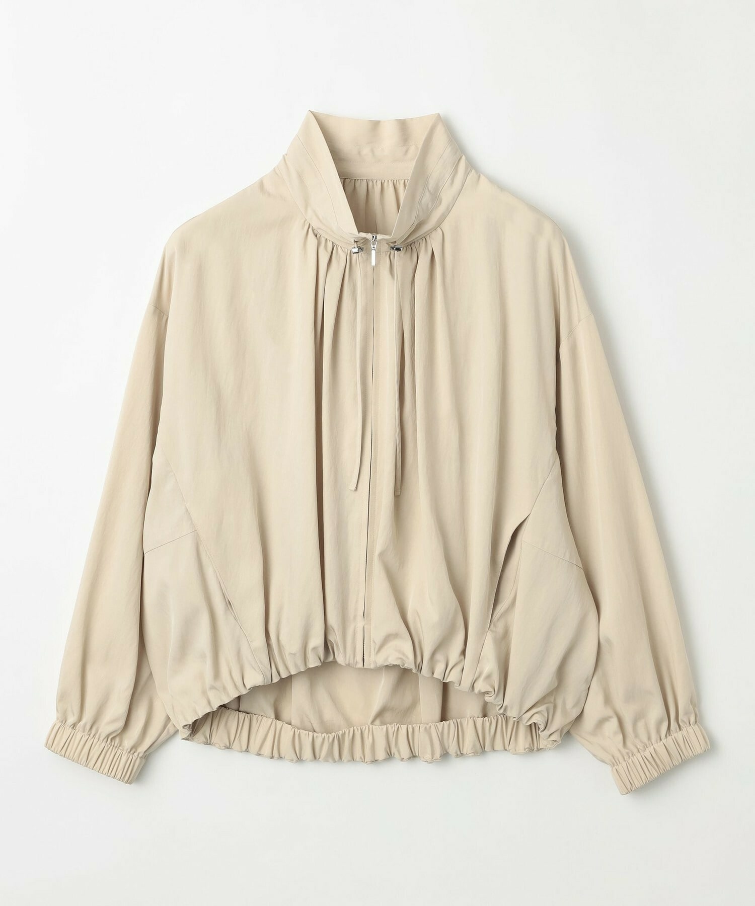 【MOGA】ビスナイロンツイルコクーンシルエットブルゾン 詳細画像 ベージュ 2