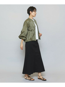 【MOGA】ストレッチタフタギャザーブルゾン 詳細画像 ブラック 14