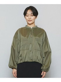 【MOGA】ストレッチタフタギャザーブルゾン 詳細画像 ブラック 16