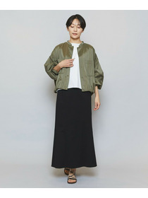 【MOGA】ストレッチタフタギャザーブルゾン 詳細画像 ブラック 2