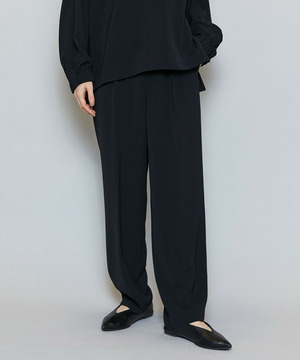 【MOGA】マカロンツイルソフトテーパードパンツ 詳細画像 ブラック 1