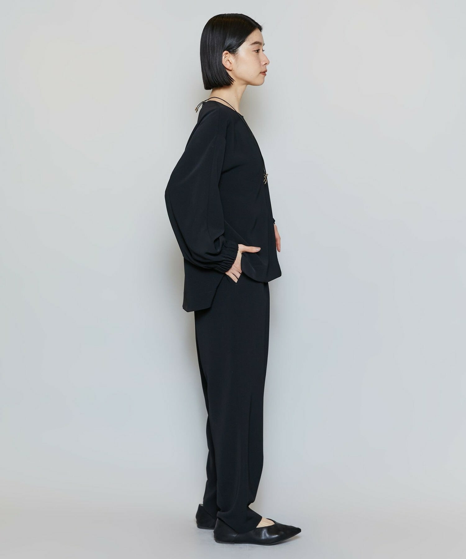 【MOGA】マカロンツイルソフトテーパードパンツ 詳細画像 ベージュ 14